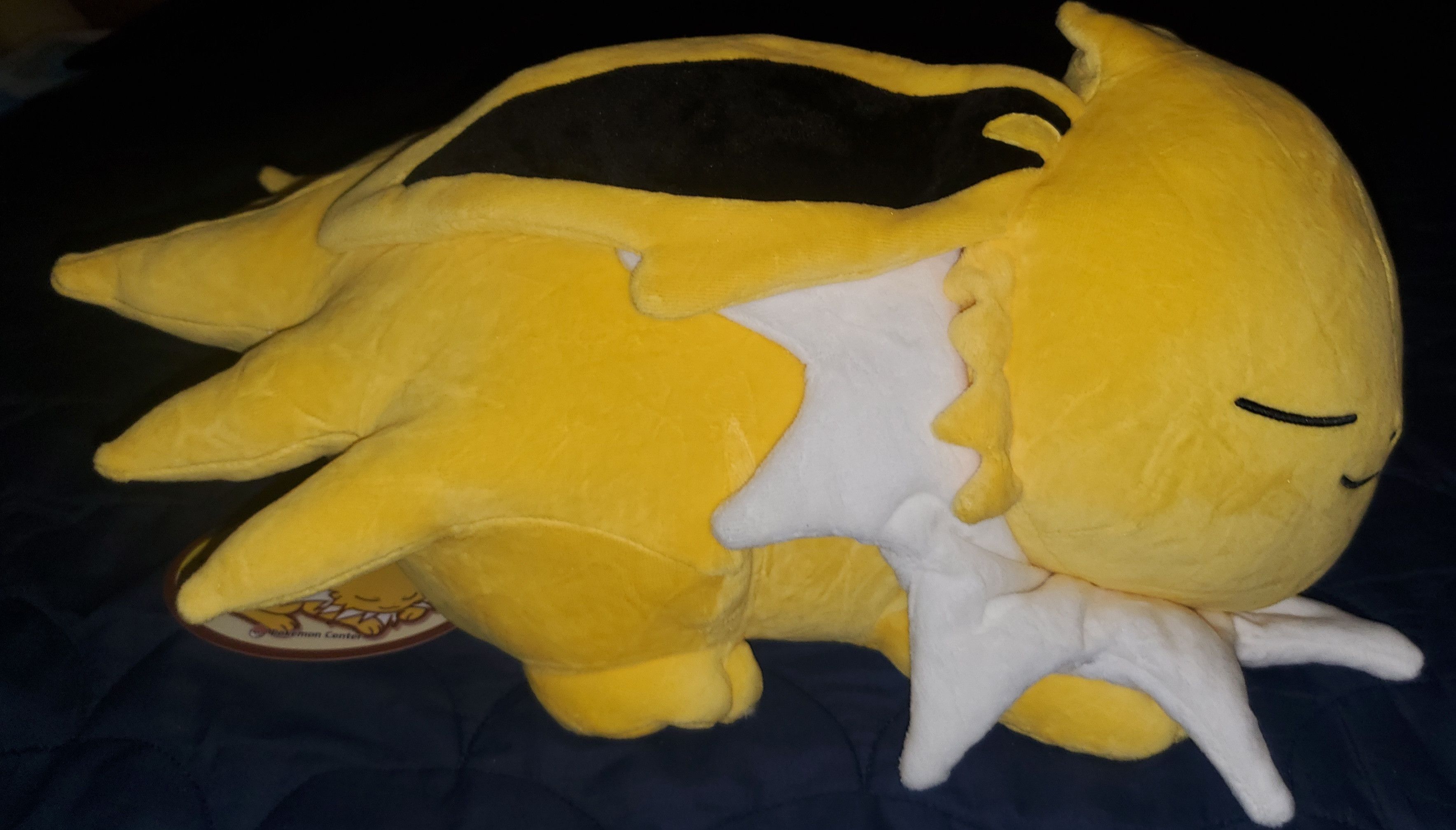Pokemon Pokemon Center Jolteon Sleeper Plush Eeveelution Authentic Size ONE SIZE - 2 Thumbnail