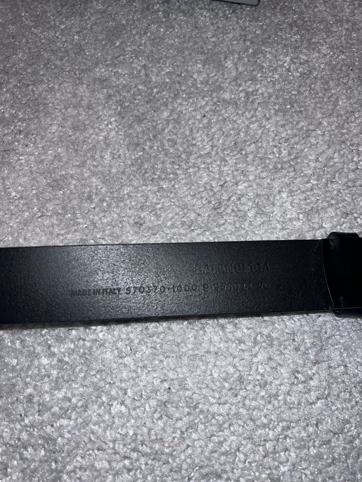 Balenciaga Balenciaga BB Gold Buckle Leather Belt Size ONE SIZE - 13 Thumbnail