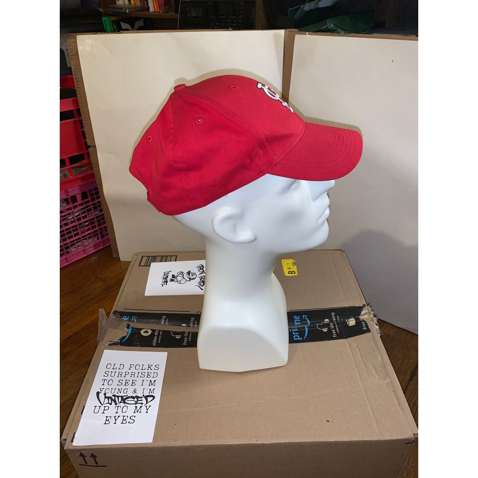 MLB St Louis Cardinals Hat Red Adjustable MLB Baseball Cap Size ONE SIZE - 3 Thumbnail