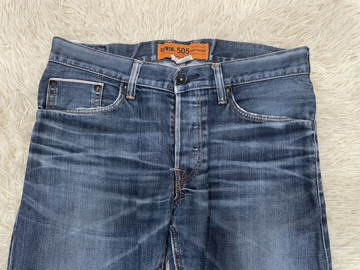 Edwin Distressed Edwin Buckle Back Selvedge Denim Jeans Size US 34 / EU 50 - 3 Thumbnail