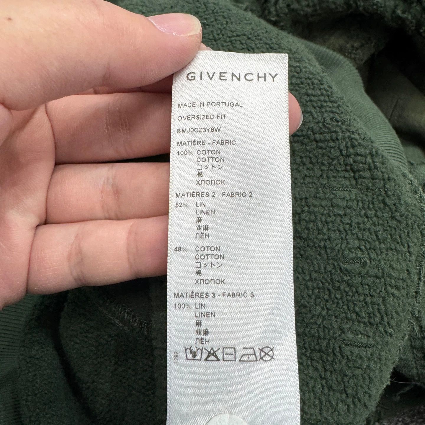 Givenchy Givenchy faded distressed boro hoodie Size US M / EU 48-50 / 2 - 3 Thumbnail