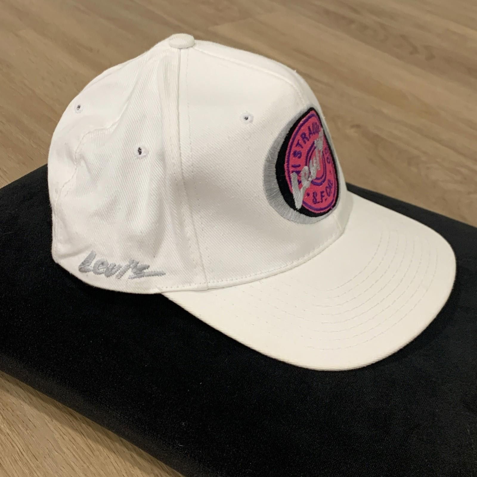Levi's Levi’s Strauss 90s Y2K Cap Double Sided Logo Pink Embroidery Size ONE SIZE - 3 Thumbnail