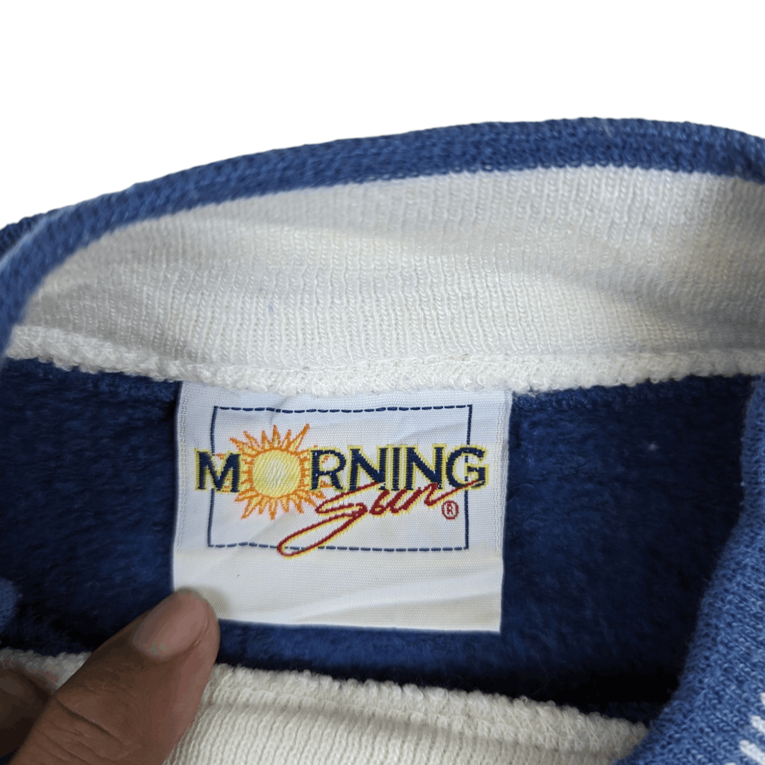 Vintage Vintage 90's MORNING SUN Winter Wonderland Jumper Sweatshirt Size US L / EU 52-54 / 3 - 12 Thumbnail