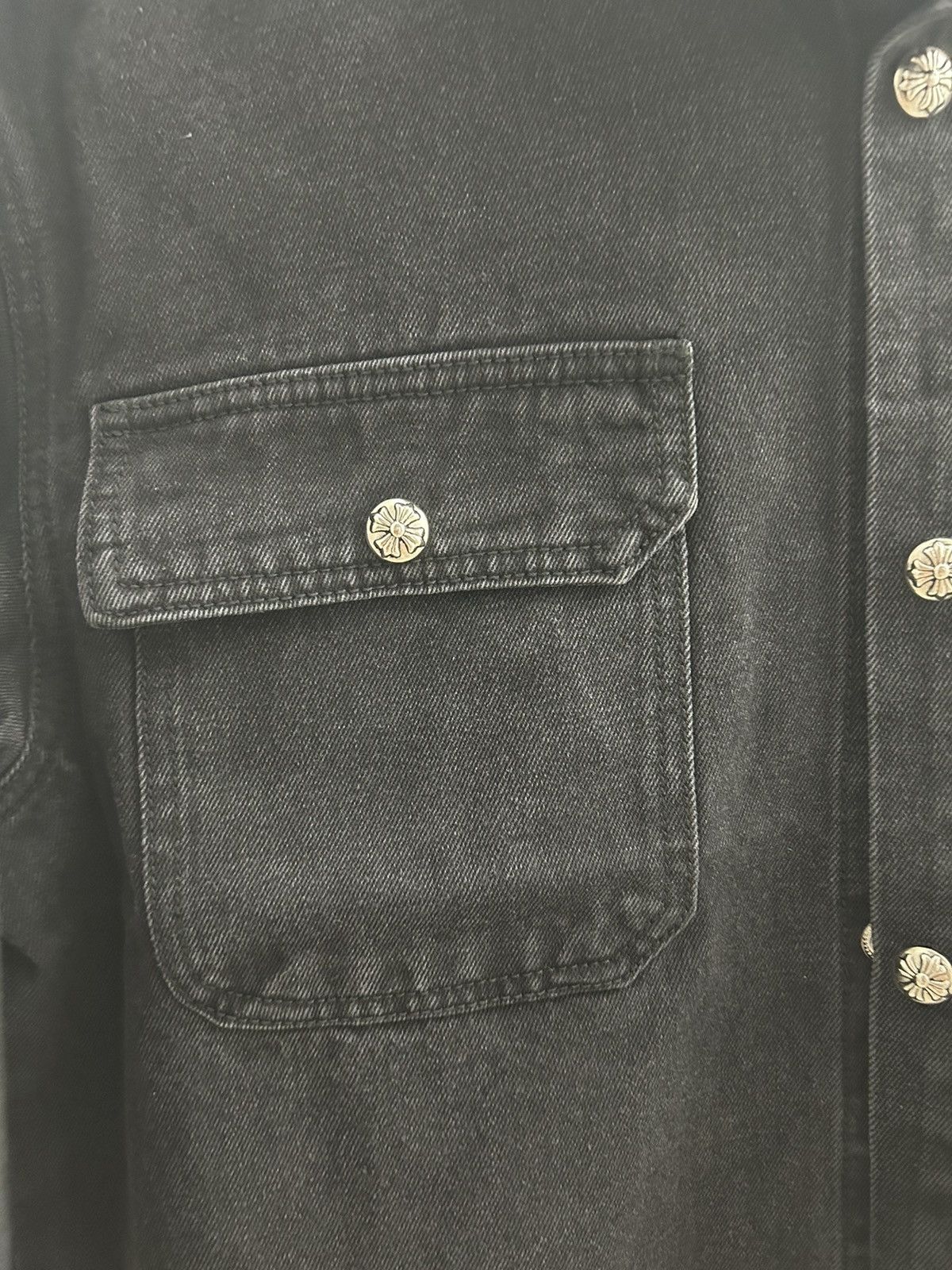 Vintage Chrome Hearts Style Shirt Size L / US 10 / IT 46 - 6 Thumbnail
