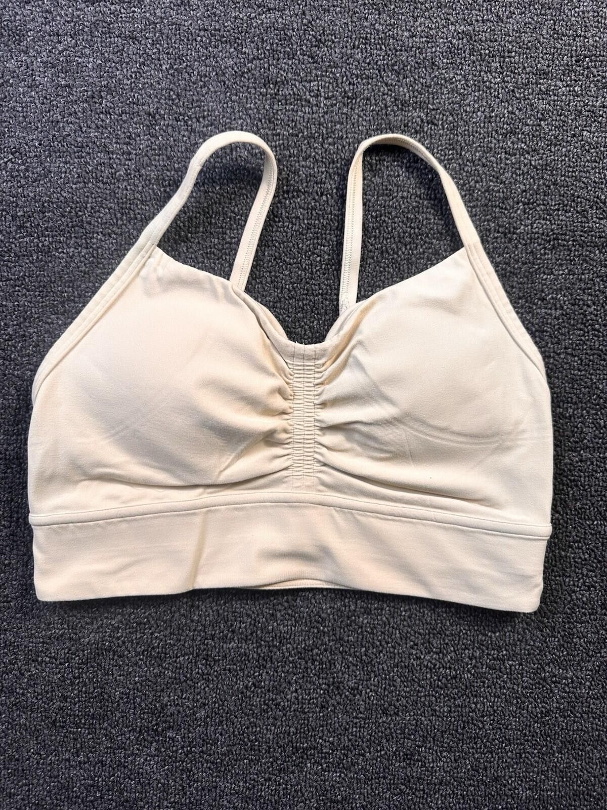 Lululemon Lululemon Nulu Front-Gather Bra Pale Yellow, B/C Cup Sz 8 Size ONE SIZE - 1 Thumbnail