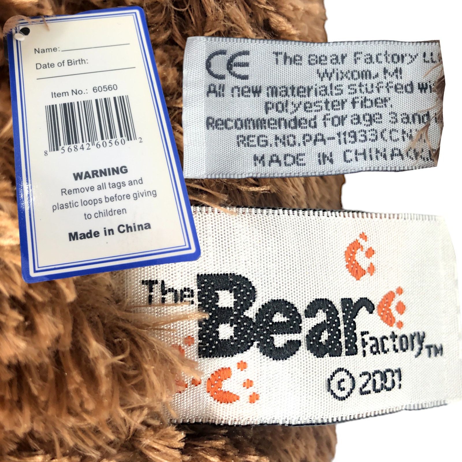Other The Bear Factory 2007 Moose Stuffed Animal *New w/ Tags* Size ONE SIZE - 5 Thumbnail