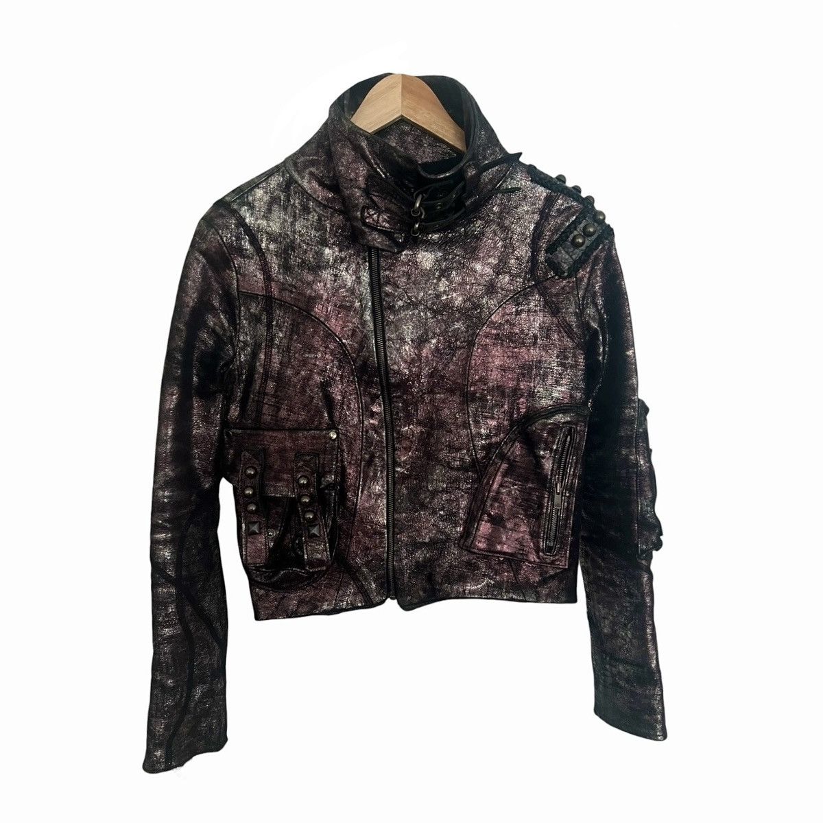 Japanese Brand Gekka metallic stag jacket Size US S / EU 44-46 / 1 - 1 Thumbnail