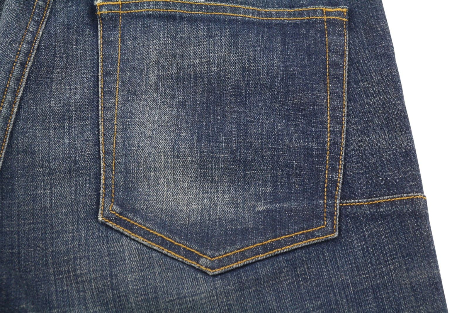 R13 SKATE 32 Howell Indigo Faded Slim Fit Jeans 85426 Size US 32 / EU 48 - 9 Thumbnail