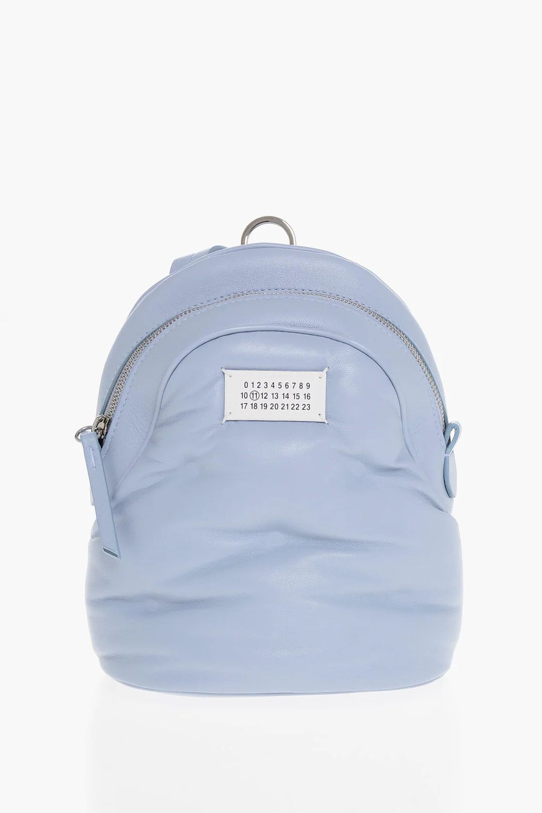 Maison Margiela og1mm0326 Size: OS / Quilted Leather Backpack in Light Blue Size ONE SIZE - 1 Thumbnail