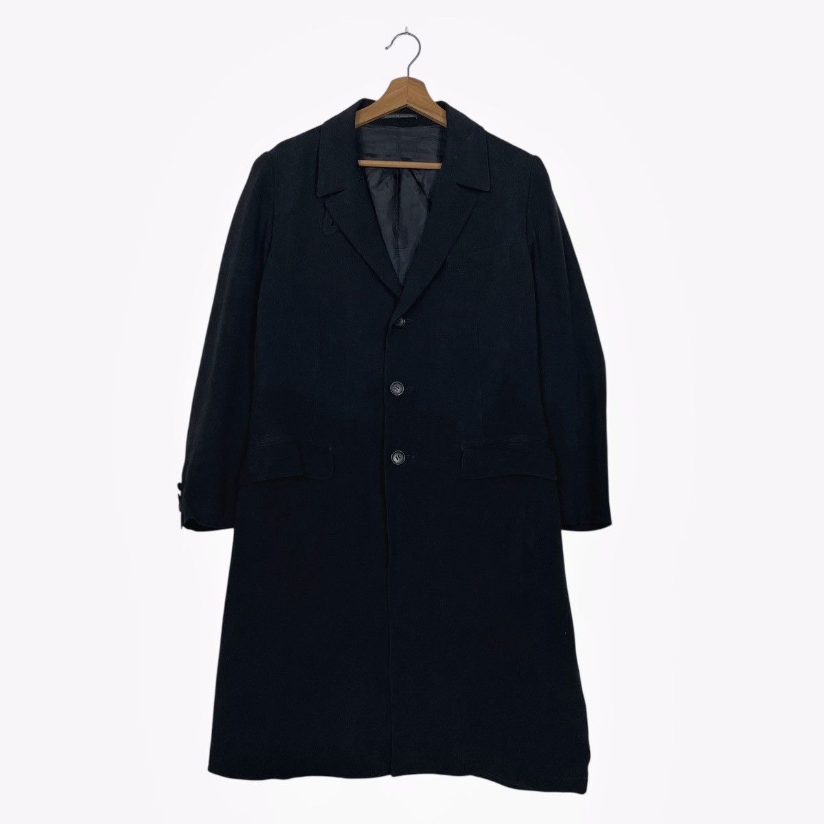 Yohji Yamamoto Yohji Yamamoto Signature Cupro Coat Size US M / EU 48-50 / 2 - 1 Thumbnail