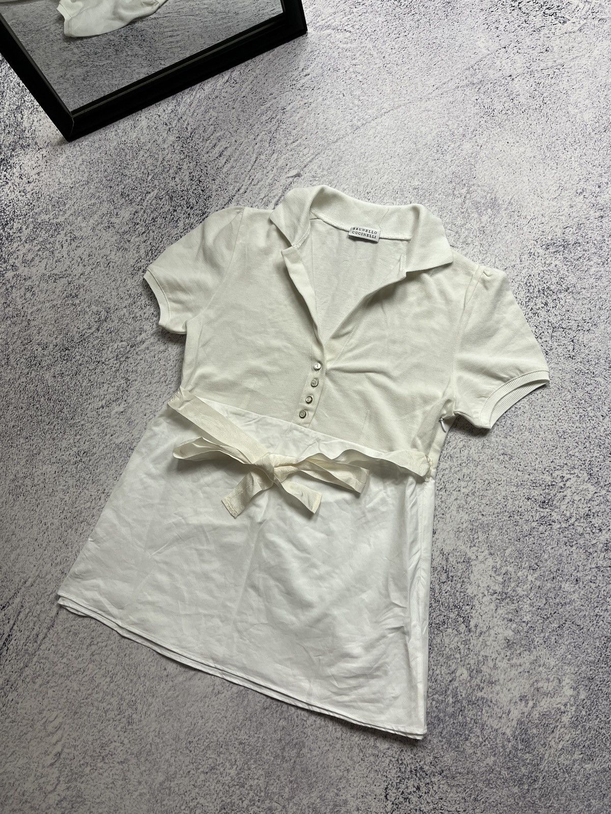 Brunello Cucinelli Brunello Cucinelli Women’s Sundress Shirt V Neck Blouse Size XS / US 0-2 / IT 36-38 - 7 Thumbnail