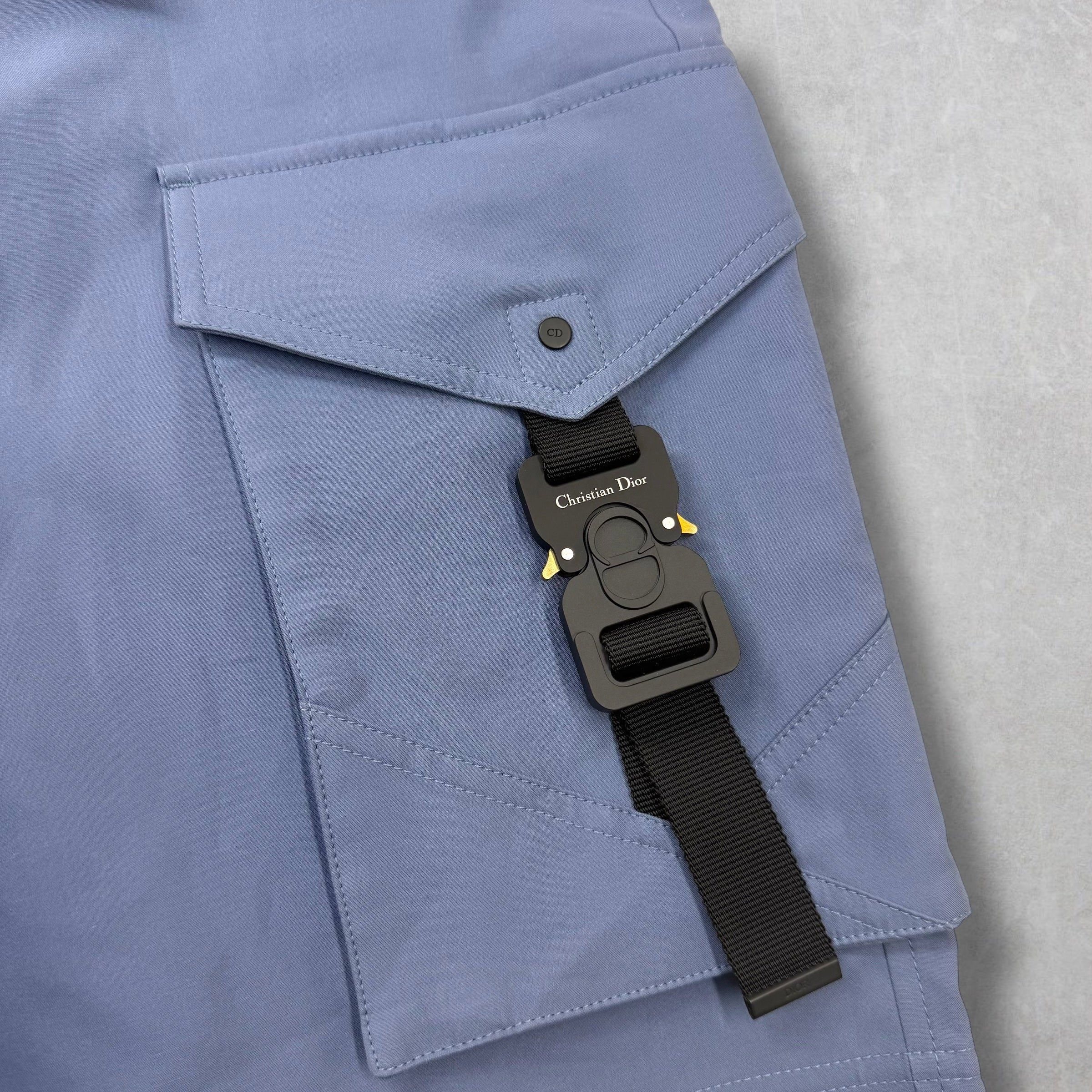 Dior Dior Technical Cotton Twill Cargo Shorts With CD Buckle 54 ( Size US 26 / EU 42 - 2 Thumbnail
