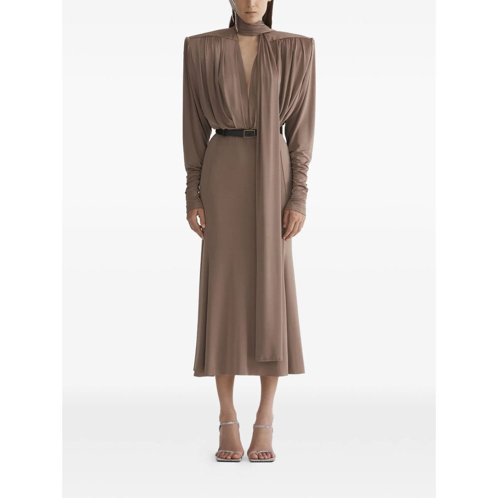 Mugler Mugler BROWN Dresses - Day Dresses Size S / US 4 / IT 40 - 1 Thumbnail
