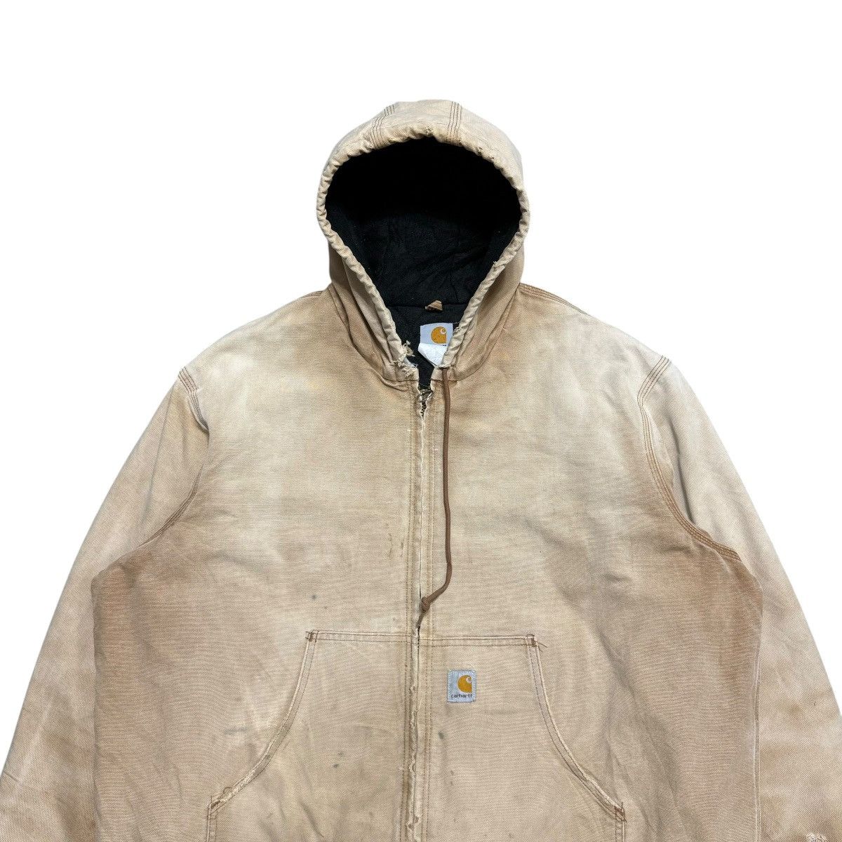 Carhartt Vintage Carhatt Duck Canvas Hooded Worker Jacket Size US XXL / EU 58 / 5 - 3 Thumbnail