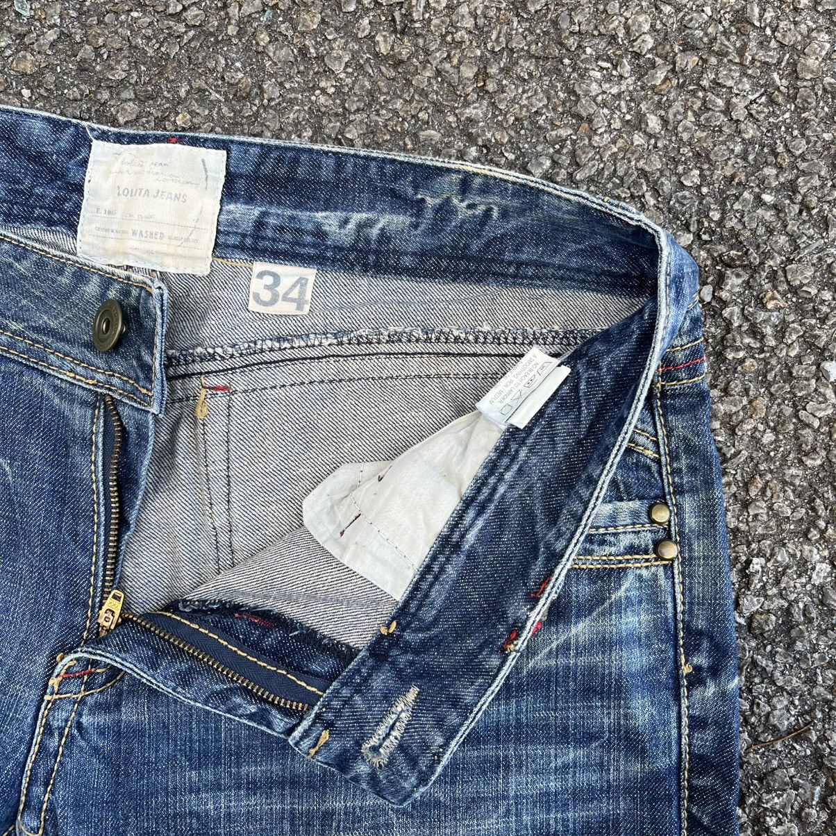 Hysteric Glamour Flared Lolita Jeans Clawmark Distressed Faded Denim Pants Size US 34 / EU 50 - 7 Thumbnail