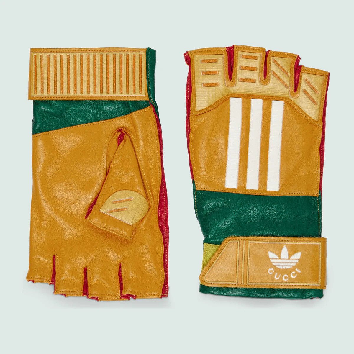 Adidas × Gucci 🔥LIMITED🔥 $1.4K VALUE Adidas x Gucci Leather Gloves Size ONE SIZE - 1 Thumbnail
