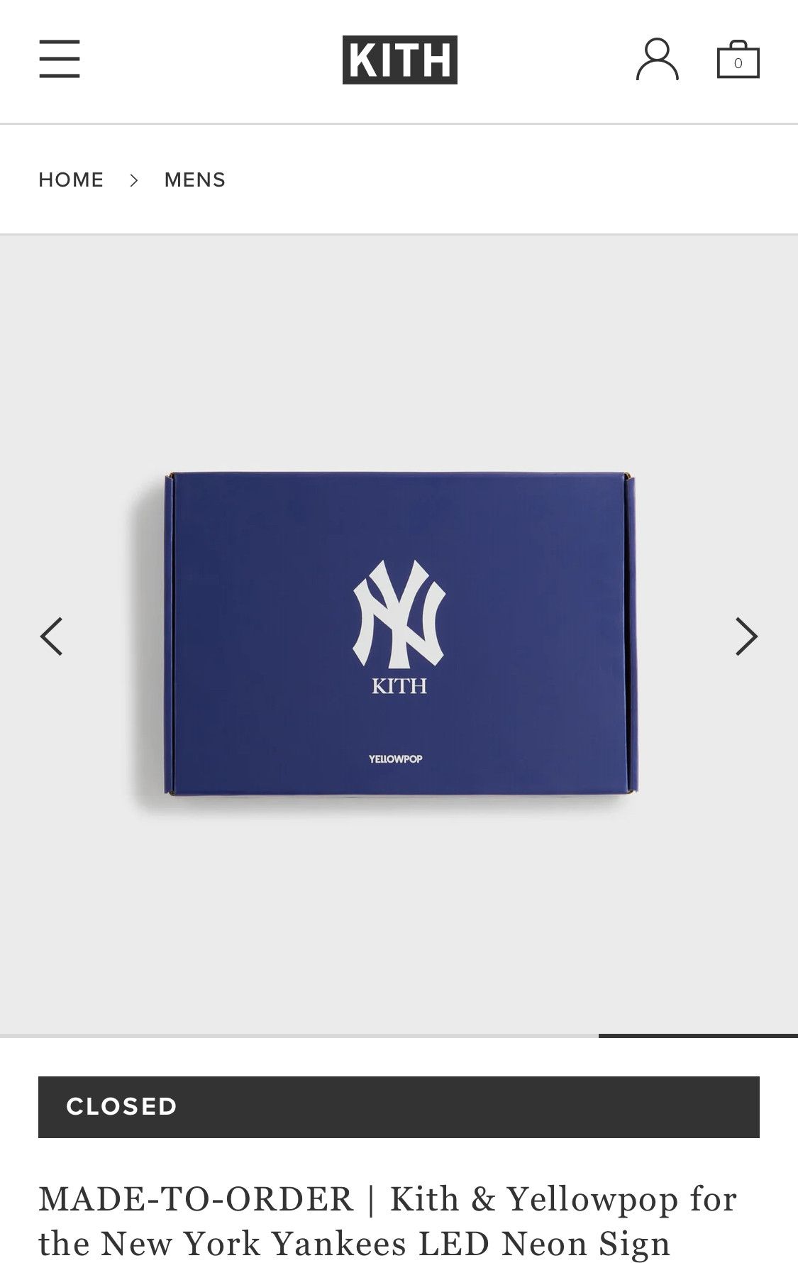Kith Kith x New York Yankees LED Neon Sign (SOLD OUT) Size ONE SIZE - 3 Thumbnail