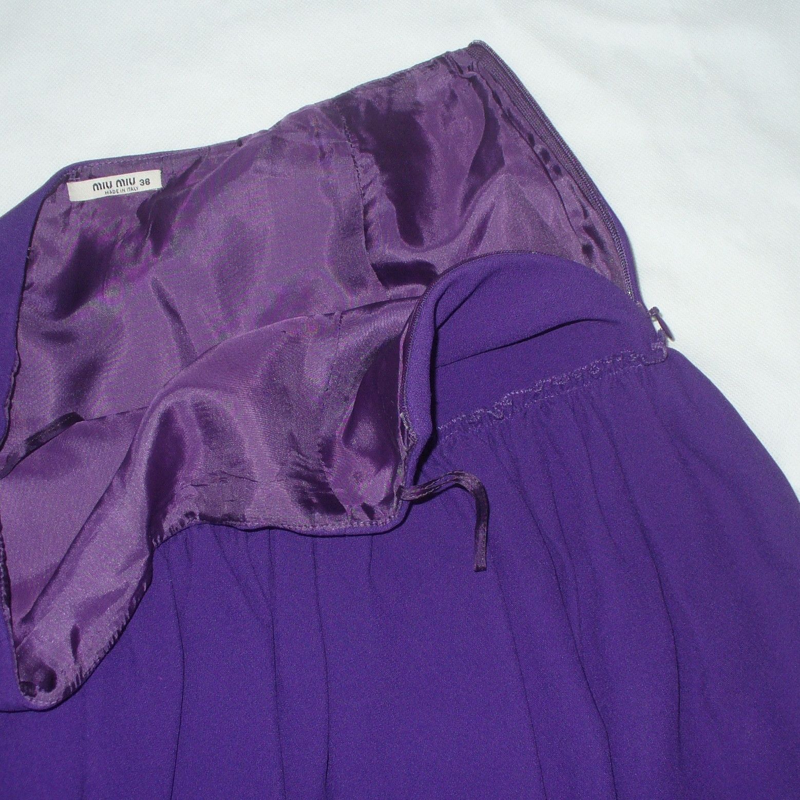 Miu Miu Miu Miu purple skirt made in Italy Size 27" / US 4 / IT 40 - 3 Thumbnail