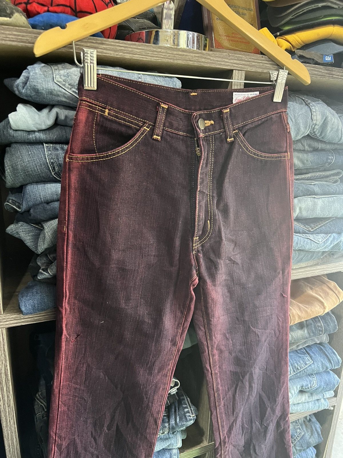 Wrangler 🔥Vintage Wrangler Western Style Two Tone Denim Size 27" / US 4 / IT 40 - 4 Thumbnail