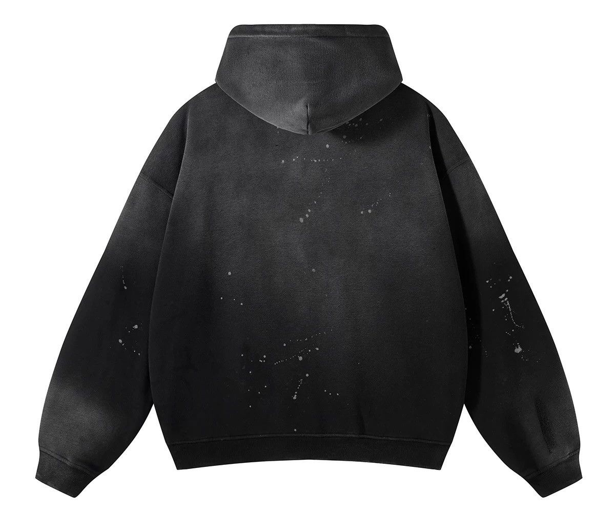 Japanese Brand × Vintage Retro punk paint splatter distressed faded hoodie Size US XXL / EU 58 / 5 - 2 Thumbnail