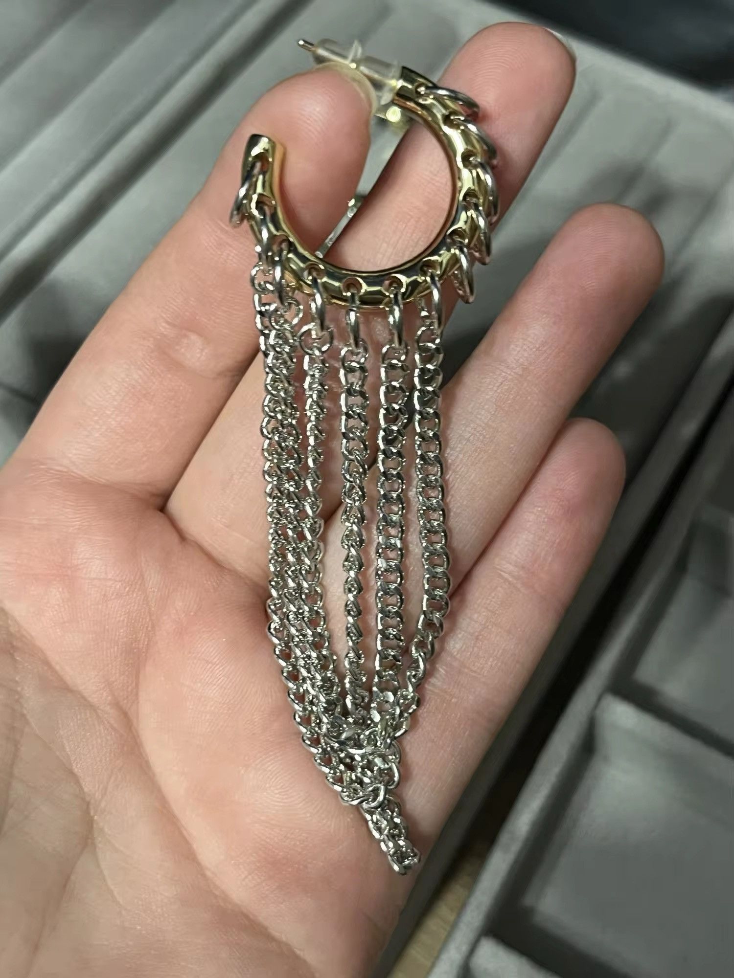 Jewelry Exaggerated Long Tassel Earrings Size ONE SIZE - 4 Thumbnail