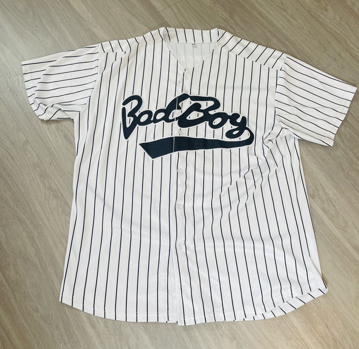 Rap Tees × Vintage Bad Boy Entertainment Baseball Jersey Biggie Smalls Size US XXL / EU 58 / 5 - 1 Thumbnail