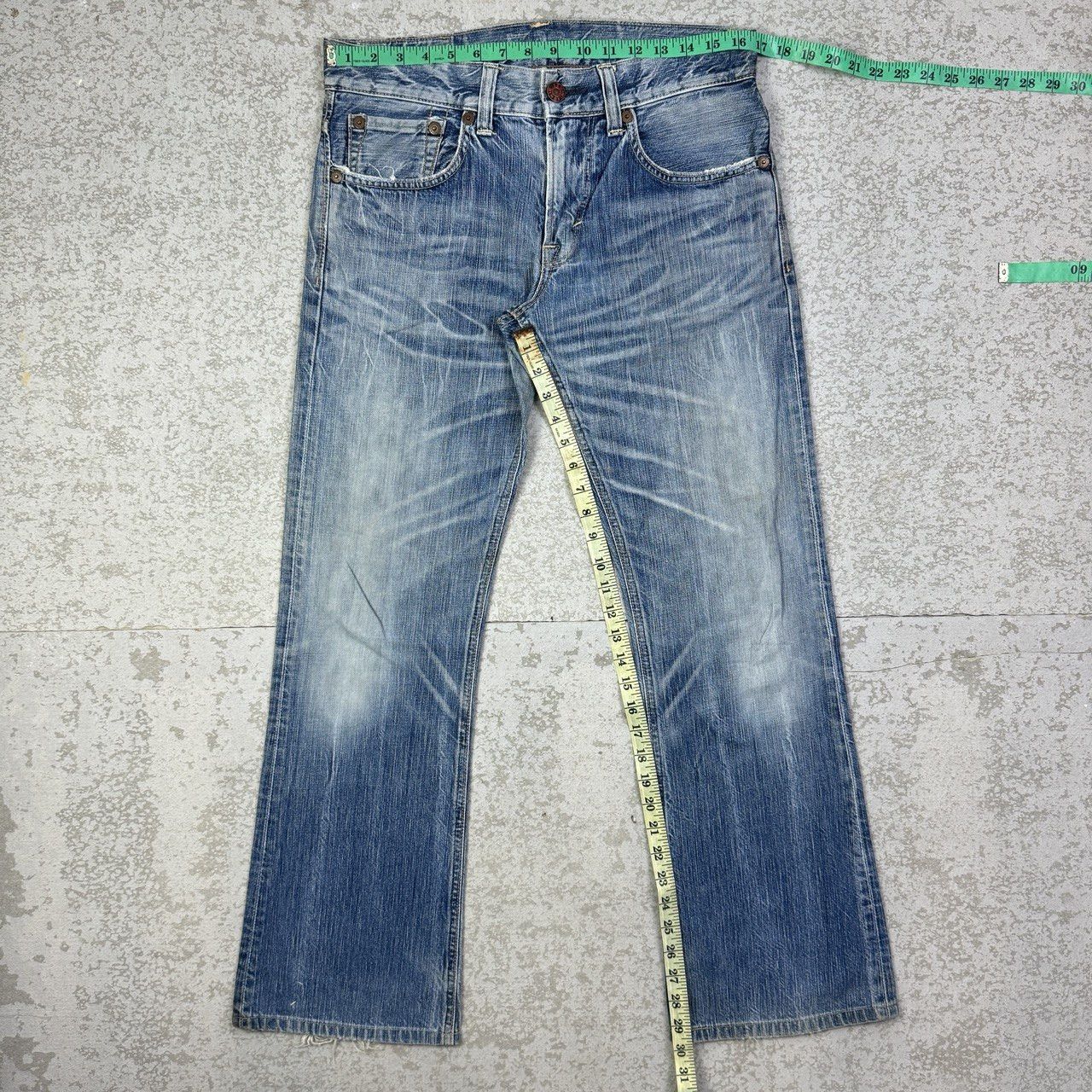 Edwin Edwin Blue Trip Light Wash Jeans Size US 33 - 7 Thumbnail