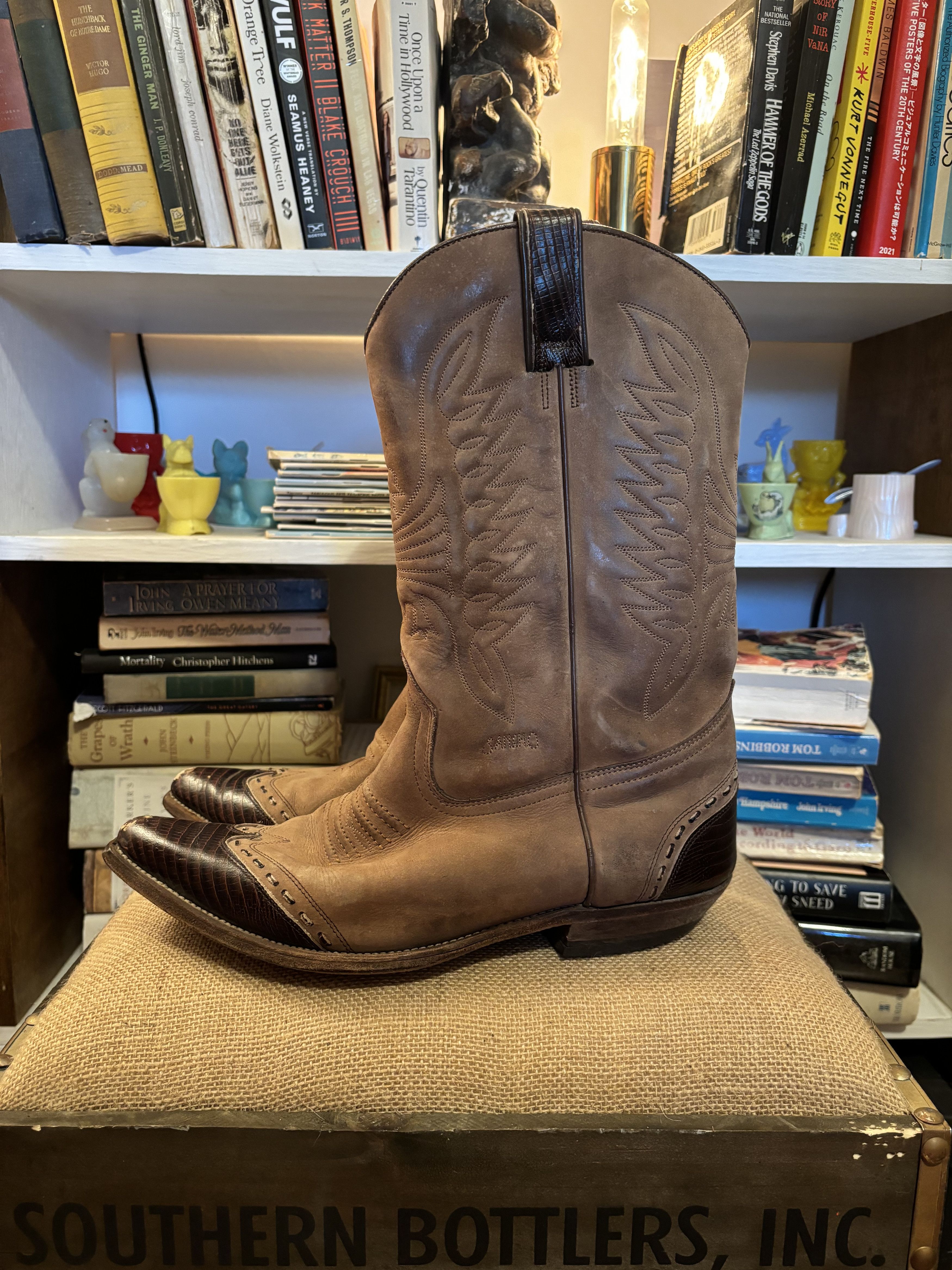 Sancho Boots Leather Cowboy Boots Size US 11 / EU 44 - 1 Thumbnail