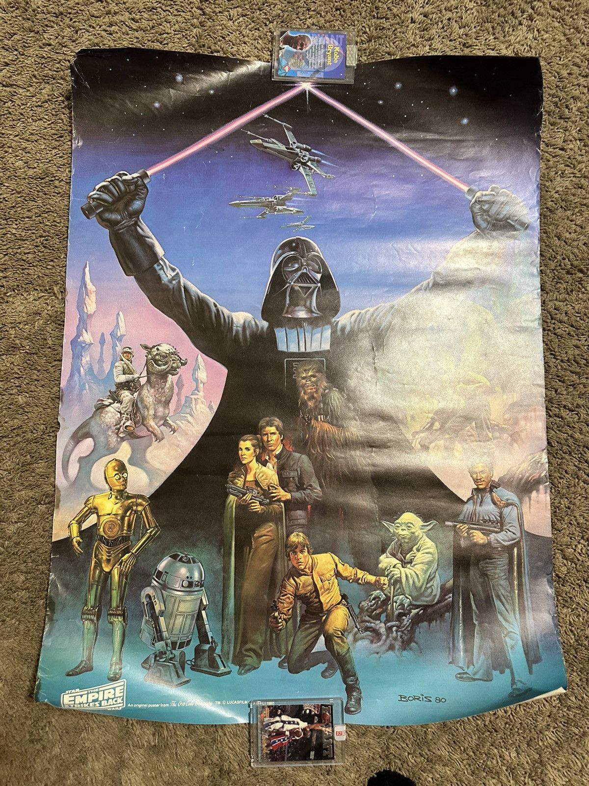 Star Wars Vintage Star Wars The Empire Strikes Back Poster 1980s Size US L / EU 52-54 / 3 - 5 Thumbnail