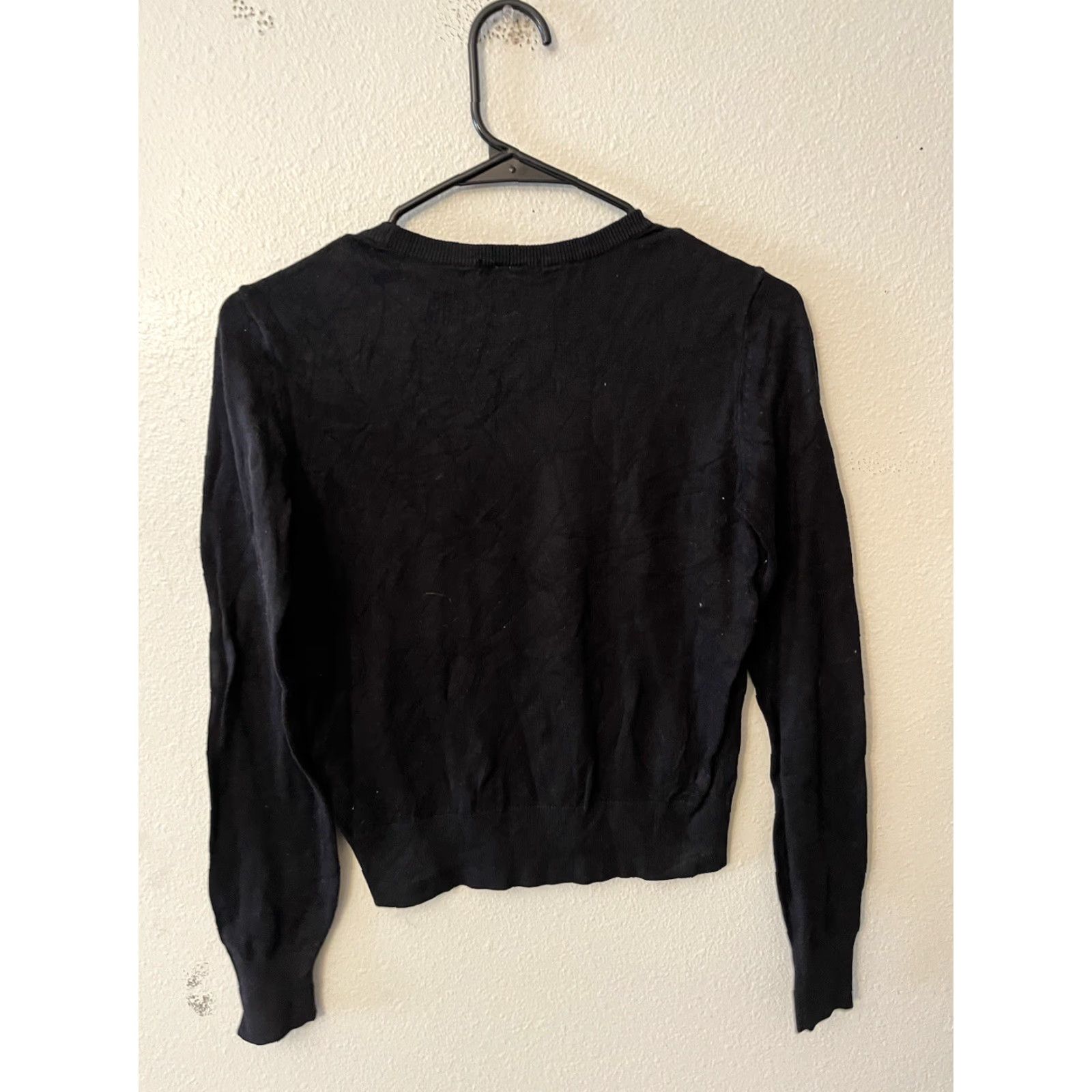 H&M H&M Womens Pullover Sweater Black Long Sleeve Crew Neck XS Acrylic Blend Shirt Womens XS Black Sweater 90s? Size XS / US 0-2 / IT 36-38 - 3 Thumbnail