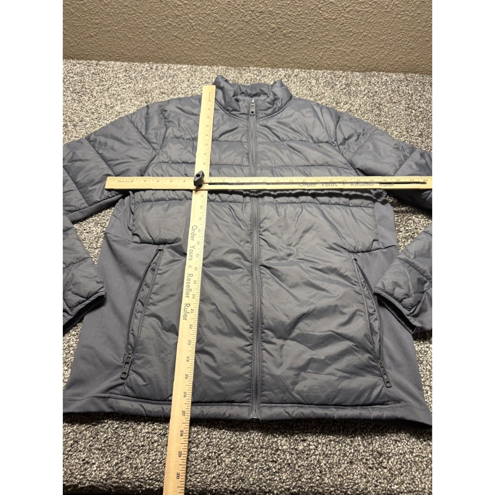 Under Armour Under Armour Storm Puffer Jacket Mens Medium Gray Full Zip Fleece Lined Size US M / EU 48-50 / 2 - 5 Thumbnail