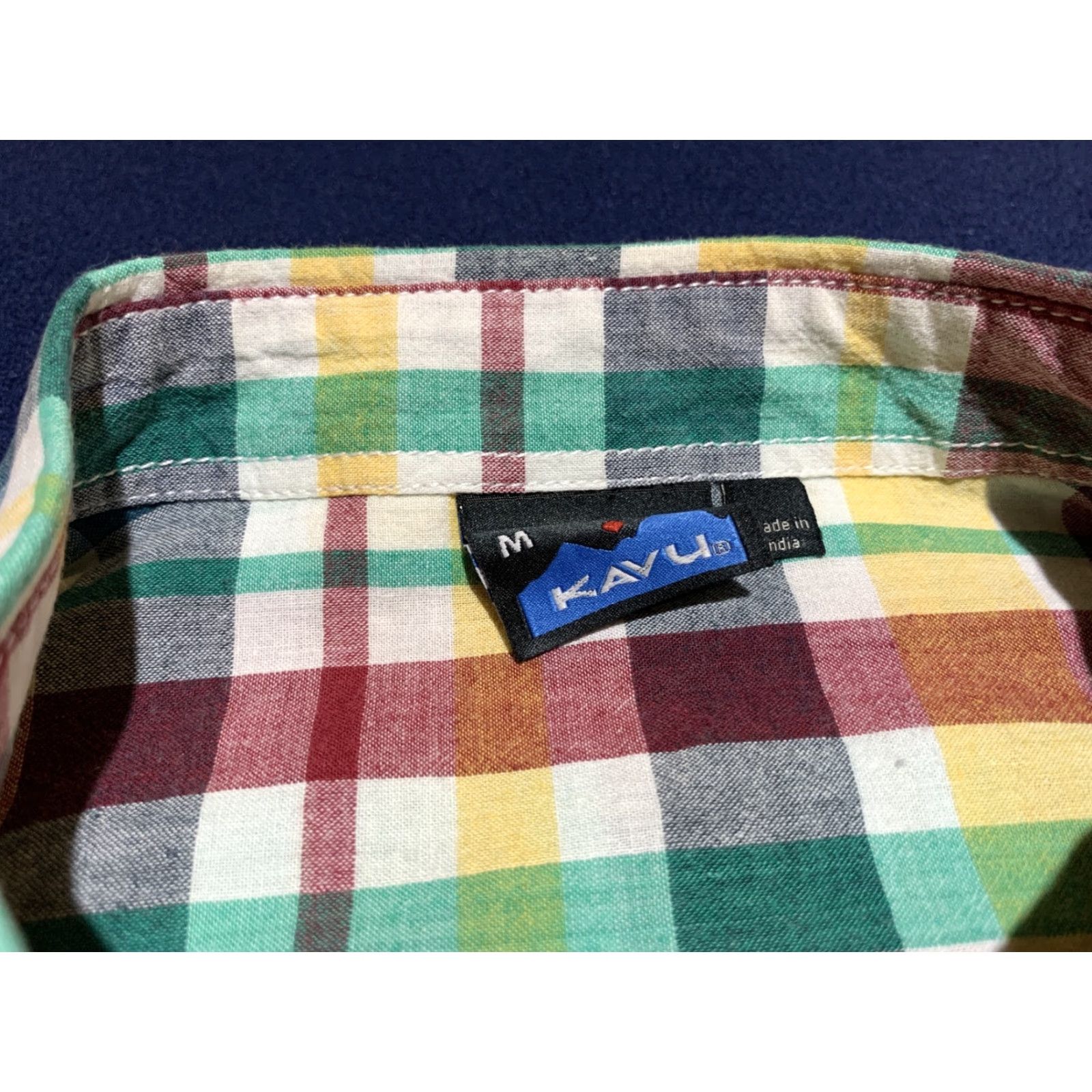KAVU VINTAGE KAVU Button-Up Shirt Medium Plaid Short Sleeve Mens Size US M / EU 48-50 / 2 - 5 Thumbnail