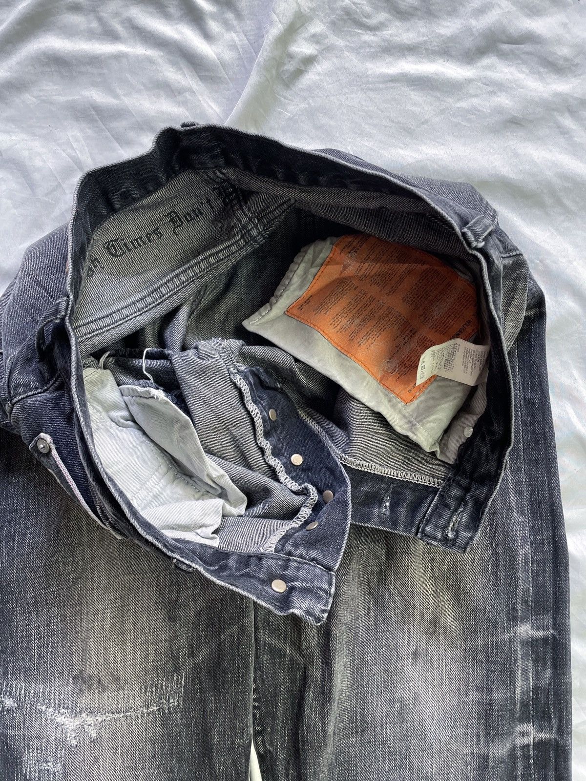 Madness MADNESS DISTRESSED BAGGY DENIM PANTS SELVEDGE Size US 34 / EU 50 - 11 Thumbnail