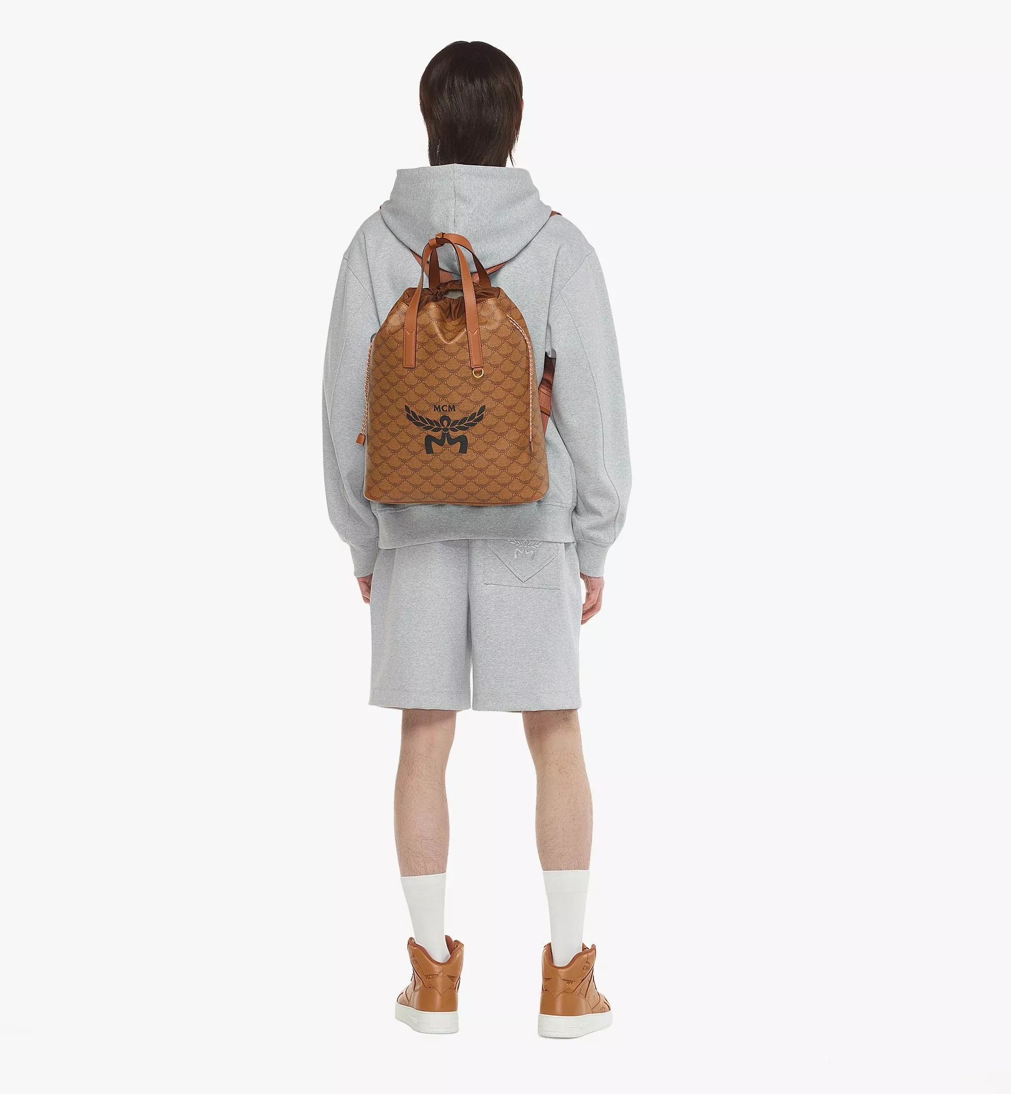 MCM o1mt1gz1224 Size: OS / Medium Backpack in Brown Size ONE SIZE - 7 Thumbnail