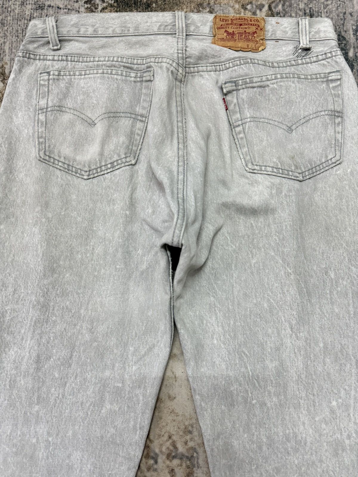 Levi's Vintage Levi’s 501 Distressed Blue Faded W36 Made In Usa Size US 36 / EU 52 - 7 Thumbnail