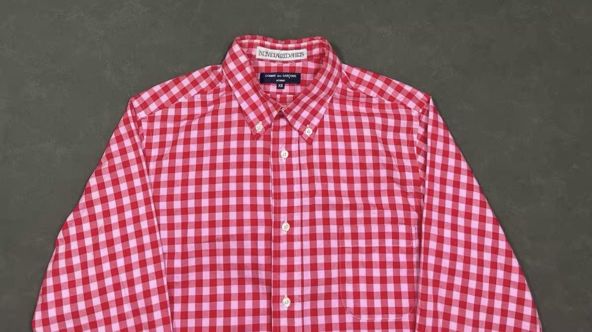 CDG by Comme des Garcons Comme des Garçons Custom Red Plaid Shirt J16 Size US XS / EU 42 / 0 - 3 Thumbnail