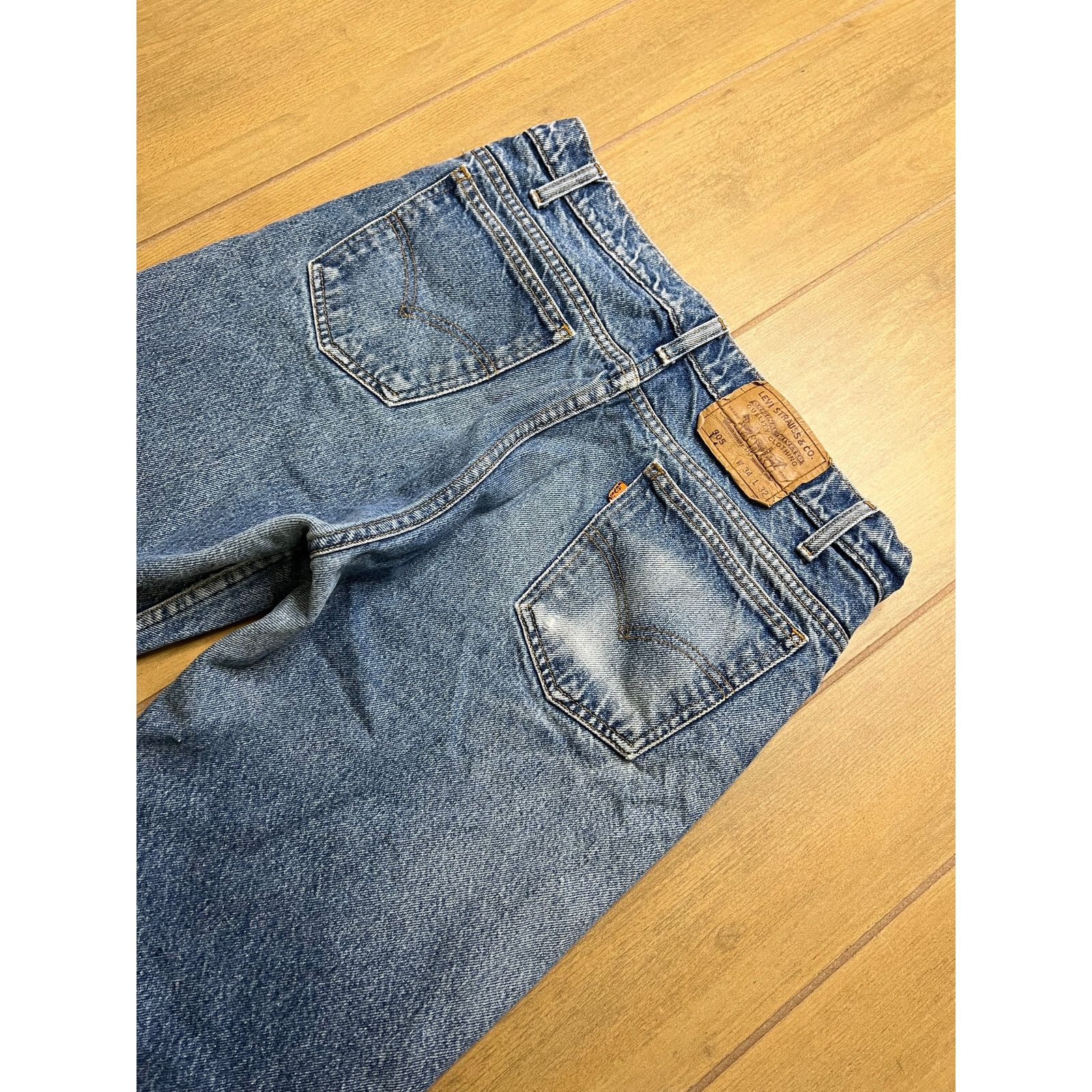 Levi's Vintage Levi’s 505 90s Jeans 32x30 Orange Tab Made Mexico Size US 34 / EU 50 - 7 Thumbnail