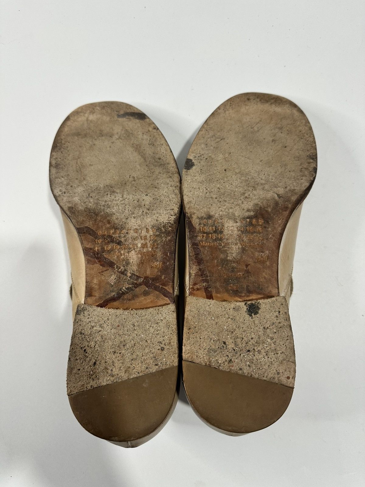 H&M × Maison Margiela Maison Margiela x H&M - Tan Leather Mould Effect Loafers Size US 9 / EU 42 - 4 Thumbnail