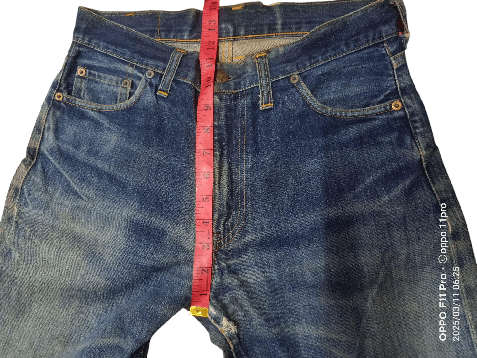 4GSELLER × Levi's Vintage Clothing Levis Vintage Clothing 551Z XX Trashed Red Selvedge Size US 30 / EU 46 - 5 Thumbnail