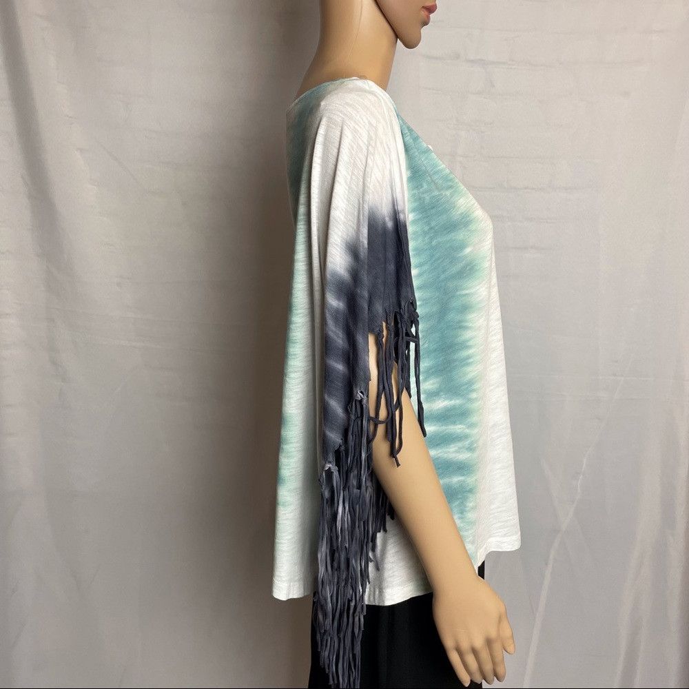 Free People NWT New $88 Free People Movement Fringe Top Poncho Tie Dye Size M / US 6-8 / IT 42-44 - 3 Thumbnail