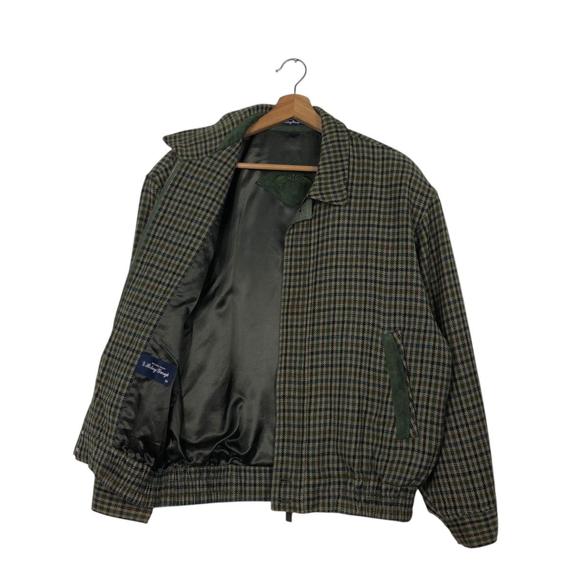 Issey Miyake 📌Vintage Bomber Jacket Rotary Enough Tartan Design Size US M / EU 48-50 / 2 - 12 Thumbnail