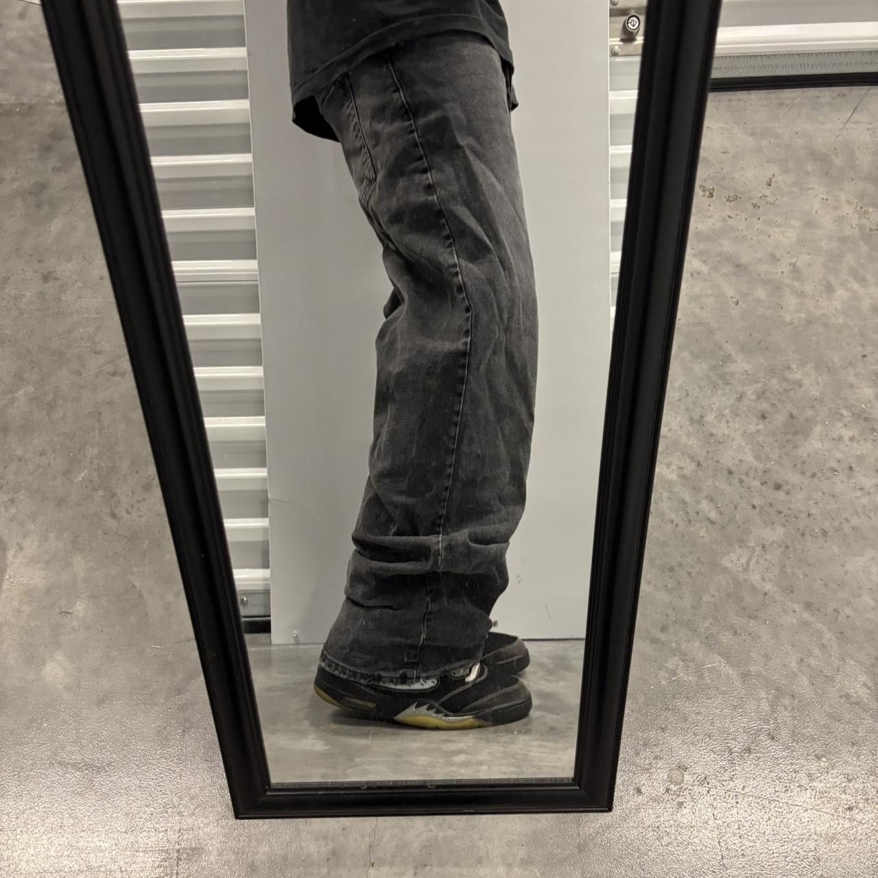Japanese Brand × Vintage Crazy Vintage Y2K/2000s Grunge Faded Black Denim Jeans! Size US 30 / EU 46 - 2 Thumbnail