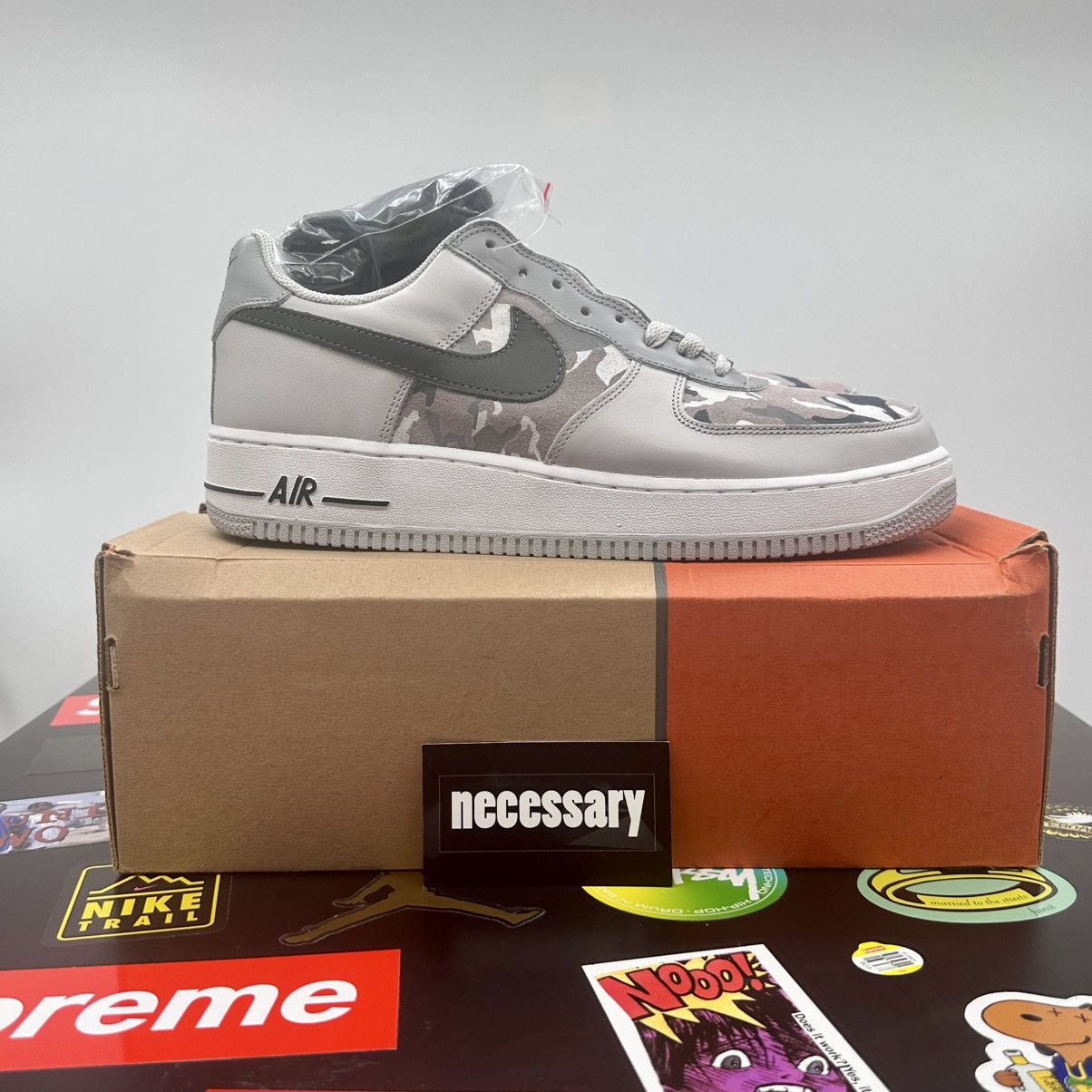Nike Vintage Nike Air Force 1 Low Premium Grey Camo Size US 10.5 / EU 43-44 - 8 Thumbnail