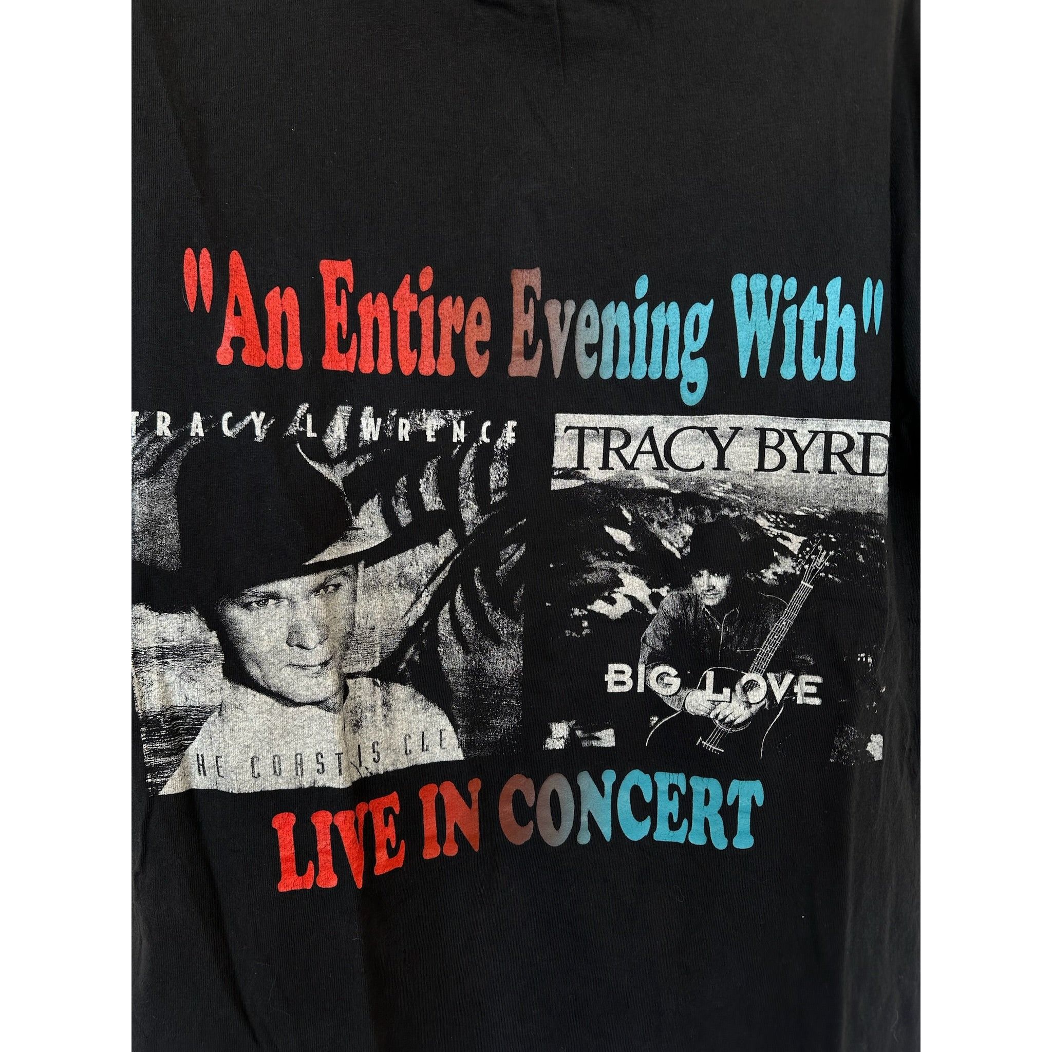 Vintage Tracy Lawrence & Tracy Byrd 1997 Tee Size US XL / EU 56 / 4 - 3 Thumbnail