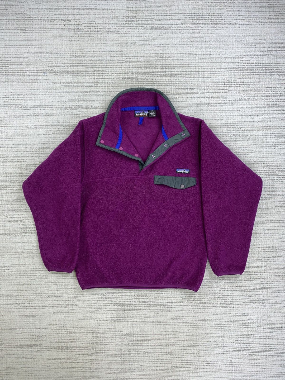 Japanese Brand × Patagonia × Vintage Vtg Patagonia Synchilla Retro Fleece Pullover Sweatshirt Size US M / EU 48-50 / 2 - 5 Thumbnail