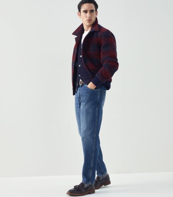 Brunello Cucinelli Jacket in Red Size US S / EU 44-46 / 1 - 5 Thumbnail