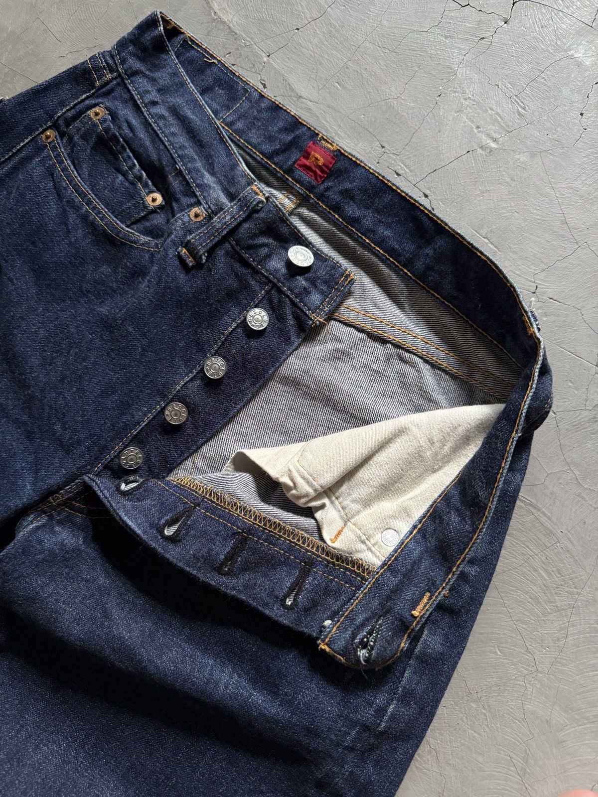 RESOLUTE Rare‼️Vintage’90s🔥Resolute🔥710 Selvedge Denim Jeans Size US 30 / EU 46 - 4 Thumbnail