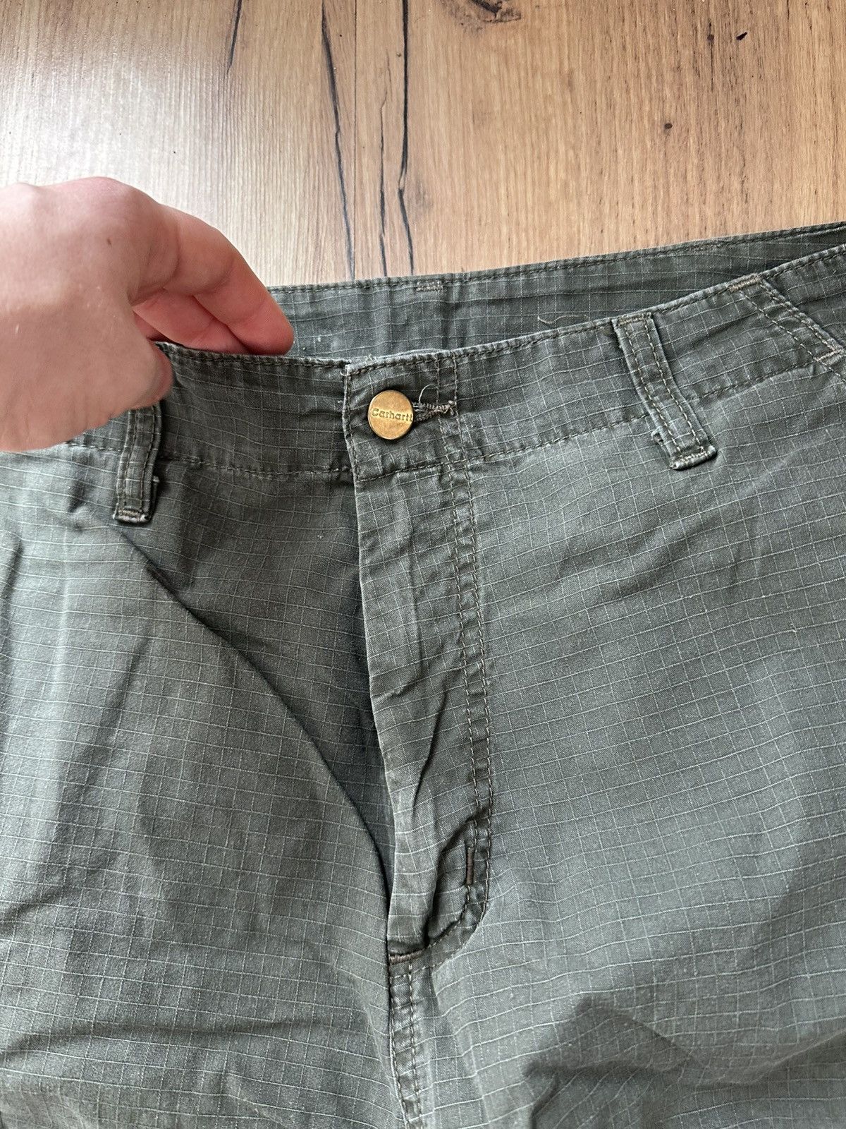 Carhartt 🔥VINTAGE Y2K CARHARTT CARGO BAGGY PANTS🔥 Size US 30 / EU 46 - 6 Thumbnail