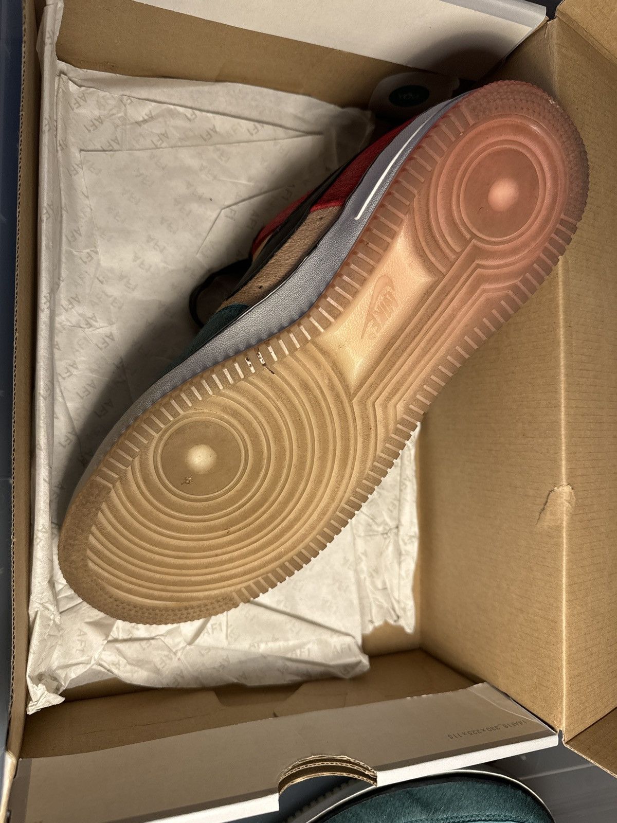 Nike WNS AIR FORCE 1 ‘07 PRM PONY FUR Size US 11 / IT 41 - 4 Thumbnail