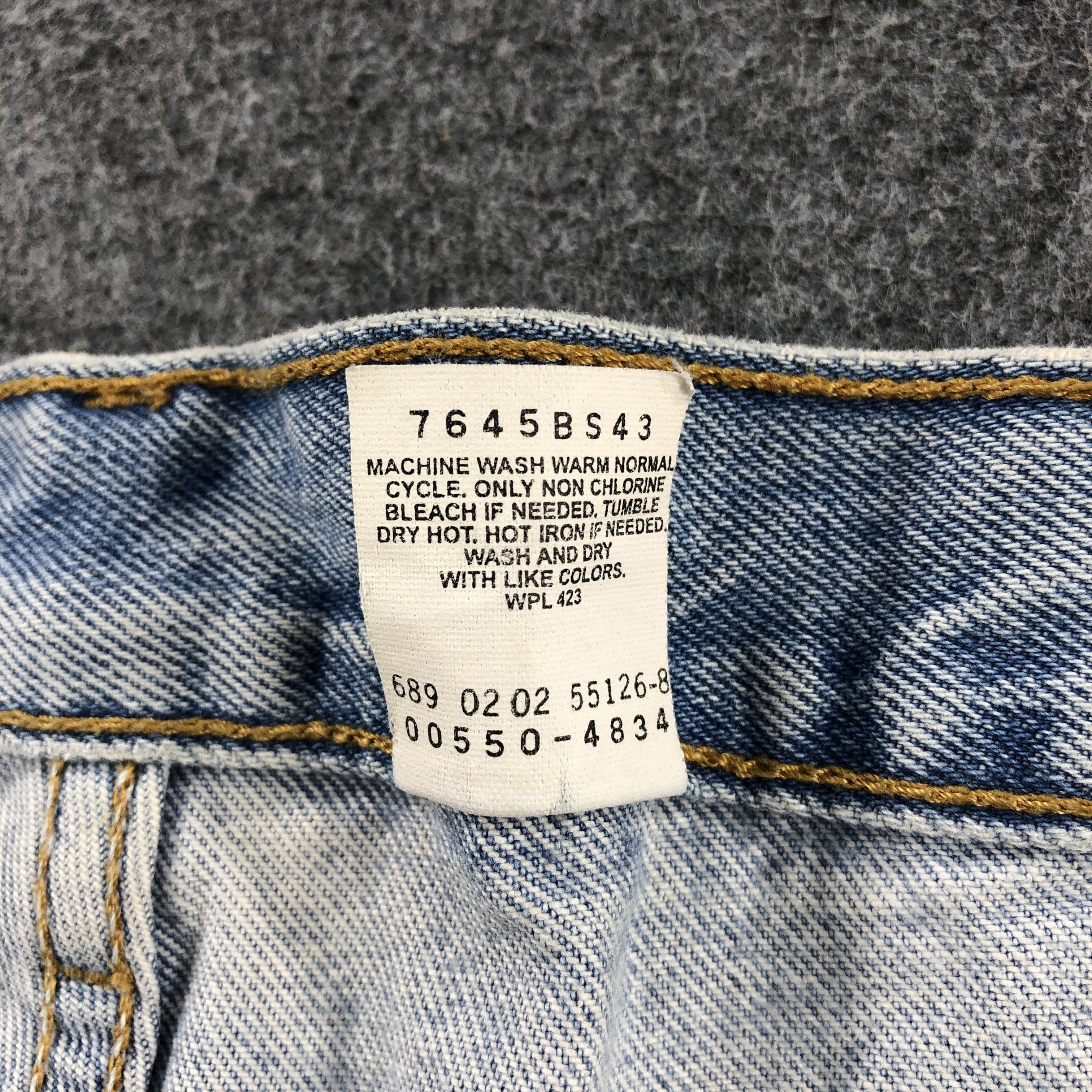 Levi's × Vintage 90s Vintage Light Wash Levis 550 Jeans-JM1708 Size US 35 - 13 Thumbnail